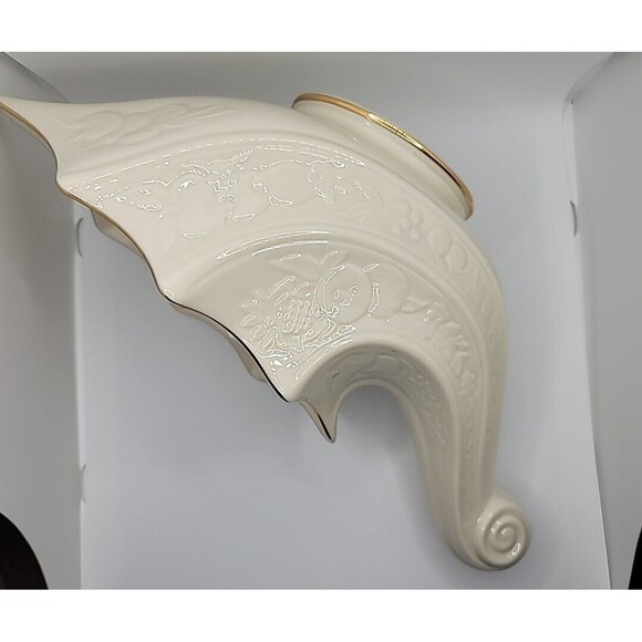 LENOX China Fruits Of Life Cornucopia Large 14" Centerpiece - Picture 10 of 12